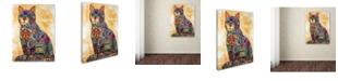 Trademark Global Oxana Ziaka 'Sun Cat' Canvas Art - 19" x 14" x 2"